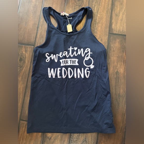 Tops - Sweating for the wedding tank top size small